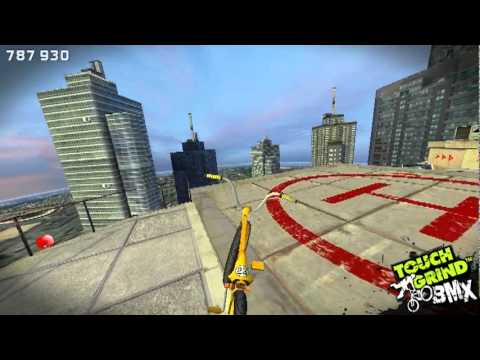 gold medal run on skyline - Touchgrind BMX