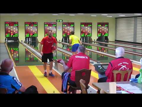 ZAPLETAN Zsombor (Szeged) - GASPERT Borna (Zapresic) Halbfinale  Champions League 2020 Kegeln