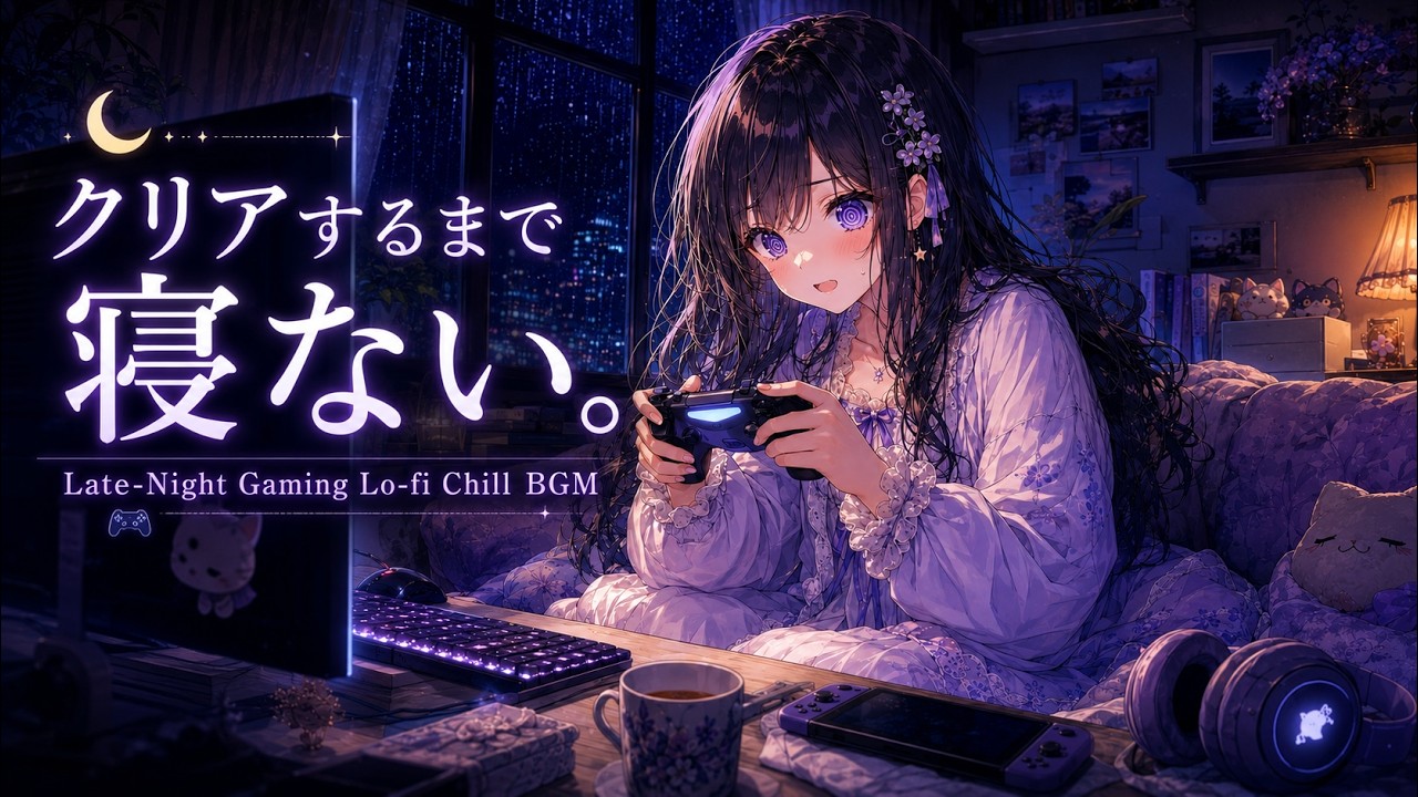 【フリーBGM】クリアするまで寝ない。