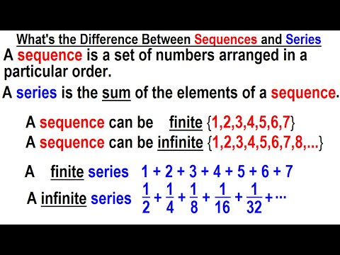 Algebra Ch 48 Sequences and Series 1 of 34 What is the Difference