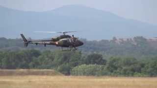 preview picture of video 'Spotting at LFMC - NH-90, AS555, AS342 and SA330 at Le Luc/Le Cannet Des Maures, EA-ALAT'