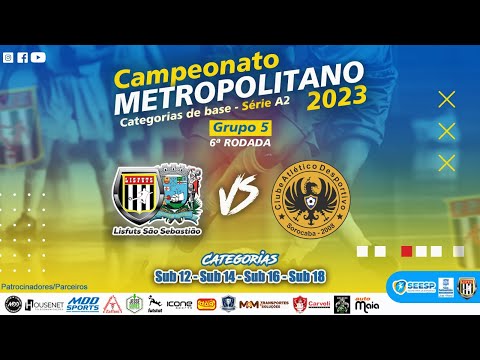 🏆 Campeonato Metropolitano categorias de base A2 - 6ª Rodada Sub 14