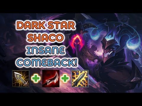 Epic Dark Star Shaco Comeback!! [League of Legends]  Ranked - Full Gameplay - Infernal Shaco
