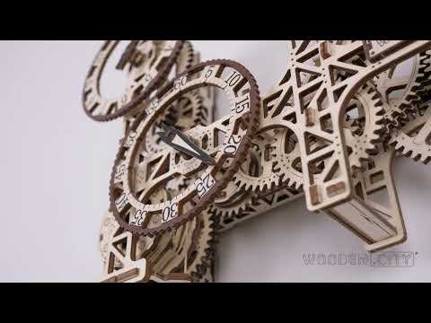 Steampunk | Wall Clock | WoodenCity jetzt auch bei MagicHolz