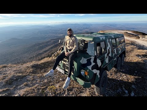 Pinzgauerom 6x6 na Golu Plješevicu (1647 m n.v.)
