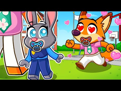 Baby Judy is Being Chased by a CRAZY FAN in Roblox! (Zootopia 2)
