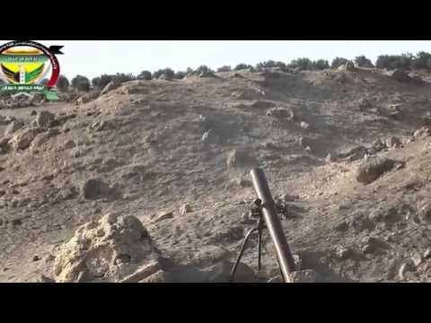استهداف  قوات النظام بقذائف الهاون من قبل لواء جيدور حوران في نوى في محافظة درعا