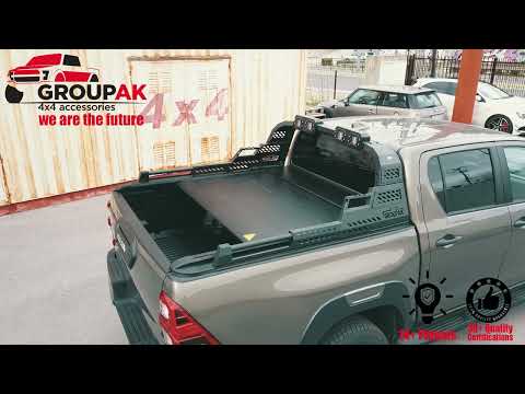 SMART ΡΟΛΟ ΑΛΟΥΜΙΝΙΟΥ ΗΛΕΚΤΡΙΚΟ ΜΕ PREMIUM LED ROLL-BAR SMART 2-7000 E-ROLL+RB 430LED TOYOTA HILUX REVO 2016+ & HILUX 2021+-thumb-1