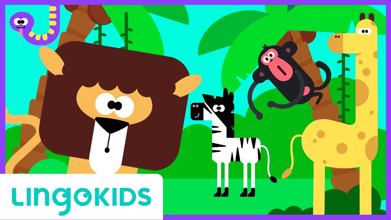 Wild Animals Song 🦒 Safari Chants for Preschoolers | Lingokids Music