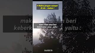 Download lagu Manfaatkan 4 waktu ini jangan sampai di sia - siakan ! #dakwah #shortvideo #waktuberkah mp3