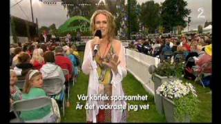 Det vackraste - Cecilia Vennersten Allsang på Grensen 23.juli - 2009 TV2.avi