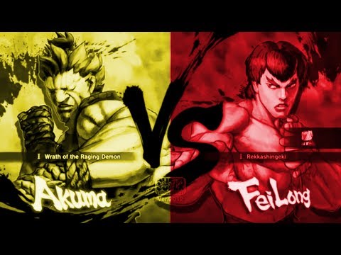 GaXShiXTuuuuU [ Akuma ] VS KimBillyChoi [ Fei long ]  SSF4 Arcade Edition 2012 HD