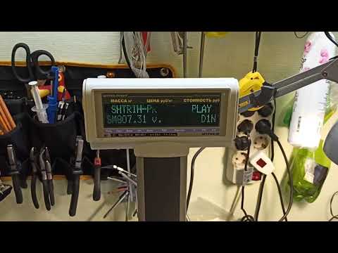 Ремонт весов с печатью этикетки Штрих-Принт Ошибка SRAM