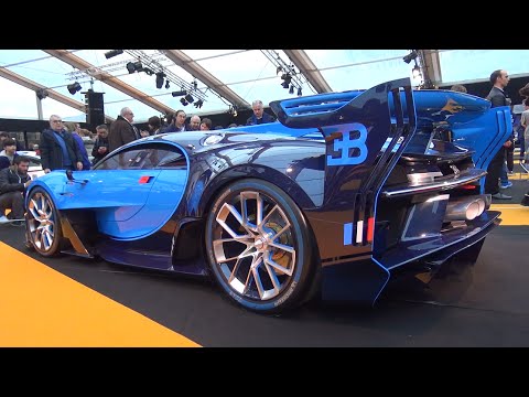 Bugatti Vision Gran Turismo Exhaust Sounds Insanely Good At Paris Concept Show Autoevolution