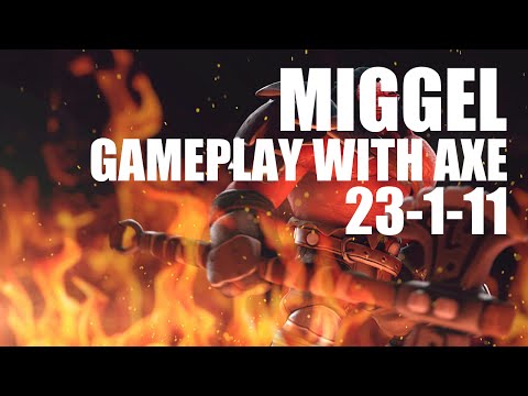 Dota 2: miGGel plays Axe - Match Gameplay