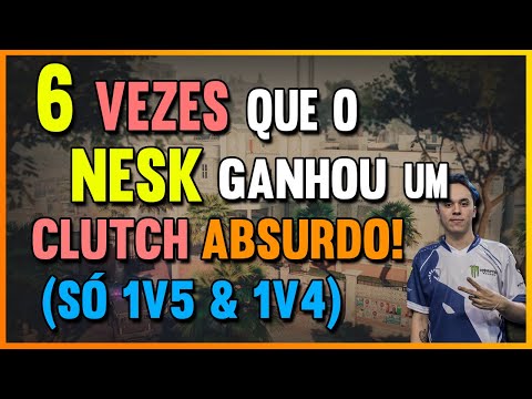 6 VEZES QUE O NESK FEZ UM CLUTCH ABSURDO (COMPILADO 1v5 & 1v4) - R6 CLIPS