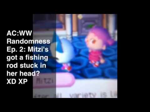 AC:WW Randomness Ep. 2: Mitzi's got a fishing rod stuck in