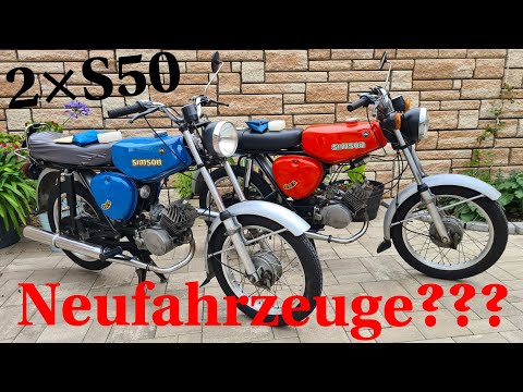 Originallackfetischist - Zwei Simson S50 Neufahrzeuge???