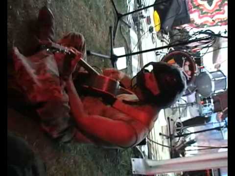 Twizz Twangle (Dan Eisenhandler) - 'Monkeydog' with gimp mask, Wittstock 20 8 05