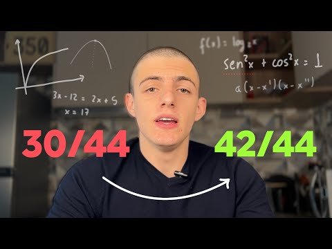 Como estudar (e destravar) MATEMÁTICA para o ENEM - EVOLUÍ de 30 para 42 acertos EM 1 ANO!