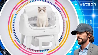 AutoScooper 12 Lite Cat Litter Box - Safe, Automatic Self-Cleaning - Stepped Entry for Easy Access