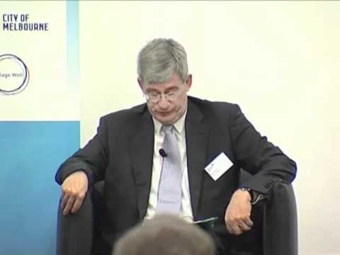 Thumbnail for Video of Saul Eslake speaking at the Melbourne Place Making Series Finance event by Saul Eslake
