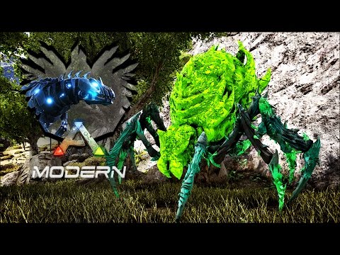 ARK Mods Ragnarok T3EP12 - Taming Elemental BroodMother E Achei Um Alpha Mantis!
