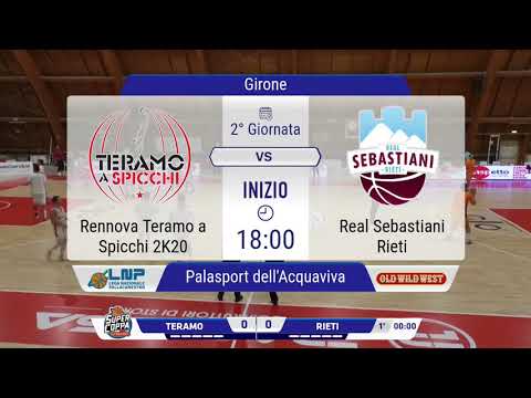 Supercoppa 2020 - Rennova Teramo a Spicchi vs Real Sebastiani Rieti