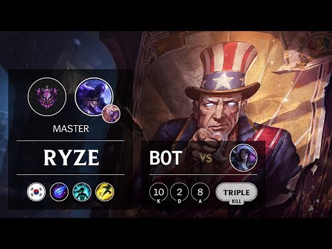 Ryze Bot vs Kai'Sa - KR Master Patch 9.22