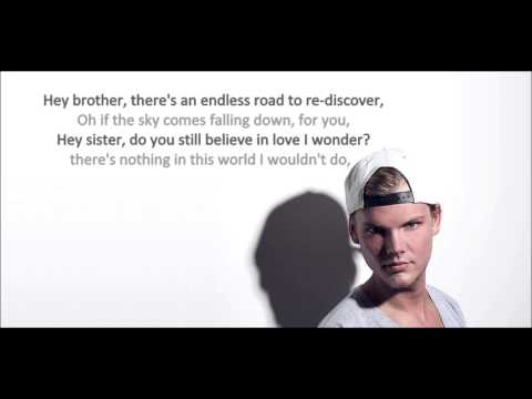 Avicii ft. Dan Tyminski - Hey Brother (lyrics)