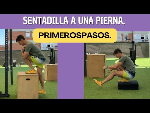 sentadilla a una pierna.