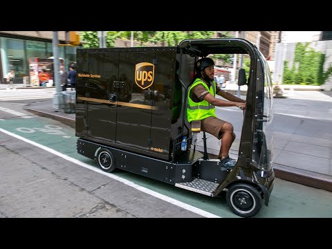 UPS tests tiny battery-powered cycles in NYC