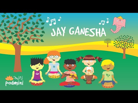 🎶 Mantra JAY GANESHA | MiniPadmini (Yoga Infantil)