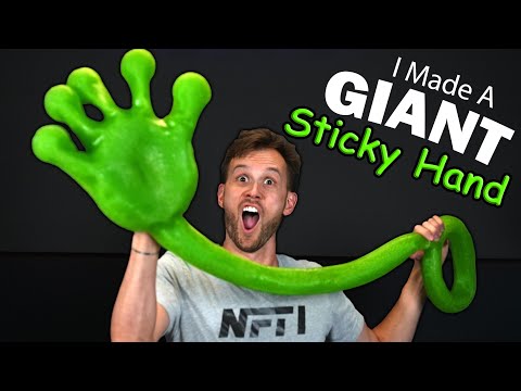 What Would You Grab with This Giant Sticky Hand?
