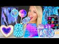 ASMR GALAXY LOLLIPOP MIRROR GLAZE CAKE GALAXY CHOCOLATE BARK HAAGEN DAZS ICE CREAM MUKBANG 먹방