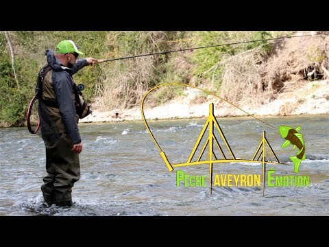 Pêche au Tenkara sur le Cernon, 