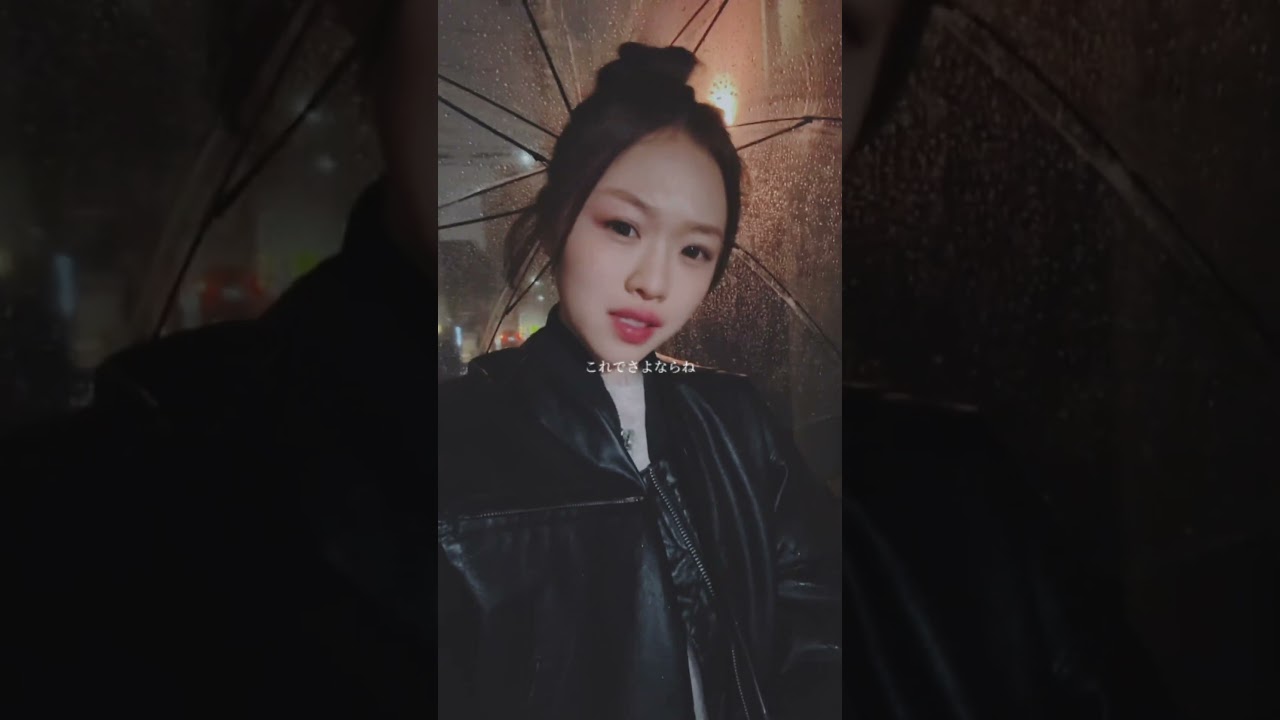 雨の中bye bye☔️