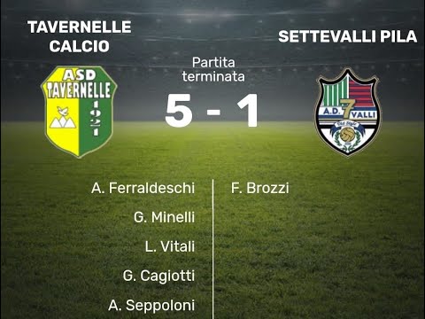Under 15 2022/23 Tavernelle - Settevalli Pila 5-1