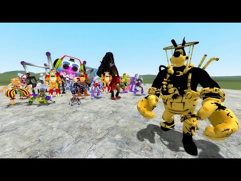 BRUTE BORIS [ BENDY AND THE INK MACHINE ] VS FNAF SECURITY BREACH In Garry's Mod!