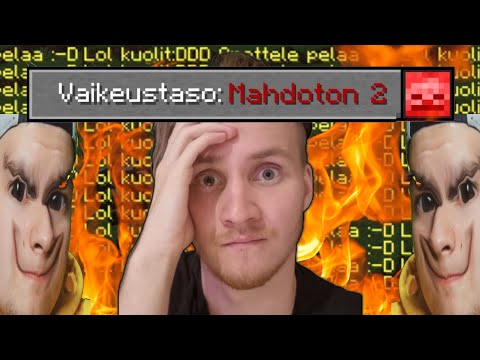 Päihitin Jyksedin "MAHDOTTOMAN" Minecraftin...