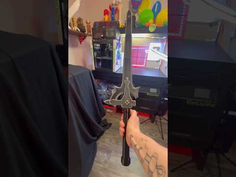 KIRITO’S SWORD🗡️*SwordArtOnline* #cool3dprints #3dprinting #3dprinted #3dprintlife #3dprinter #asmr