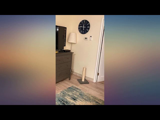Vídeo relacionado con PRESENTIME & Co 10" Farmhouse Series Wall Clock, Quartz Movement, Shiplap Style, Raised 3D Arabic Numeral, Galvanized Finish
