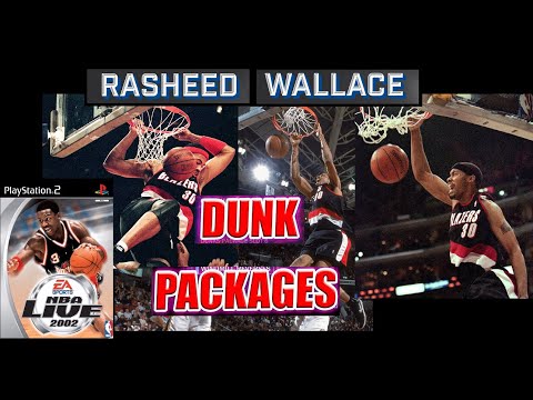Rasheed Wallace Dunk Package - NBA Live 2002