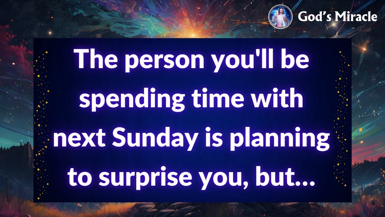💌 The person you'll be spending time with next Sunday is planning to surprise you, but…