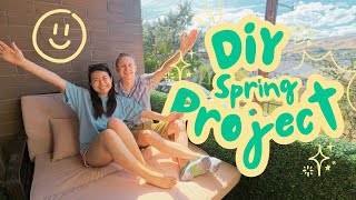 【カナダ生活】春のパティオDIY、のんびり日常Vlog | Patio Glow-Up ☀️ Spring DIY Deck Makeover