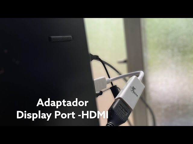 Vídeo relacionado con Amazon Basics Cable de Mini DisplayPort a HDMI con conectores dorados, admite audio Digital claro y resolución Full HD (1.83 m), para Ordenador personal, Negro
