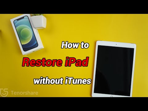 How to Restore iPad without iTunes