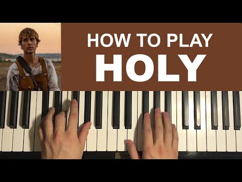 Justin Bieber - Holy (Piano Tutorial Lesson) - ft. Change The Rapper