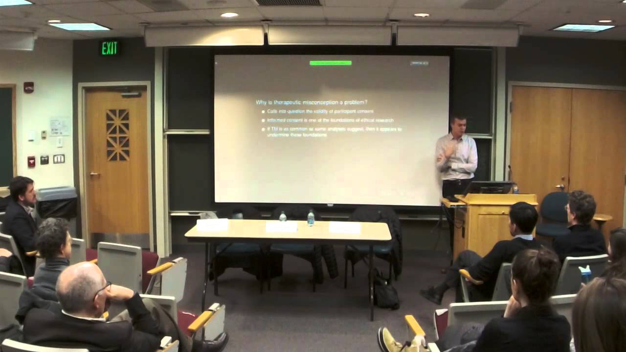 Neuroethics Seminar: Therapeutic Misconception in ALS