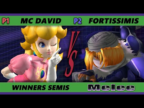S@X 410 Winners Semis - MC David (Peach) Vs. Fortissimis (Sheik) Smash Melee - SSBM